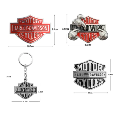 Imagem do Folha de alumínio de metal crânio esqueleto adesivo motocicletas cabeça 3d adesivo cauda tanque combustível adesivos decorativos para harley davidson