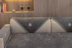 Imagem do Capa de sofá chenille para sala de estar, combinação universal, estilo luxuoso acessível, toalha de sofá, quatro estações