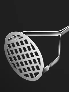 Masher De Imprensa De Lama De Aço Inoxidável Criativo, Purê De Suco, Triturador De Batatas, Ferramentas De Frutas Pusher, Gadget De Cozinha - loja online