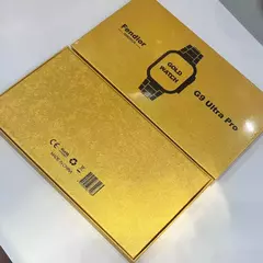 G9ultrapro luxo ouro relógio inteligente, 49mm, parafuso real, pressão, freqüência cardíaca, passo, medidor, pulseira - Wolf Magazine