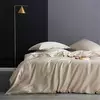Lanlika-Conjunto de Cama Nobre Verde, Capa de Edredão, Lençol Plano, Fronha de Roupa de Cama para Dormir, Duplo, Queen, King, 100% Seda, Presente