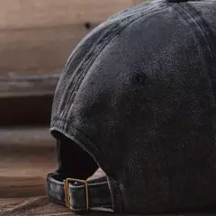 Imagem do Boné de beisebol retrô vintage de algodão masculino feminino denim letras bordadas chapéu de algodão macio bonés casuais retrô unissex chapéus