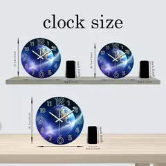 Criativo terra luminosa relógio de parede de madeira sala estar quarto cozinha decoração para casa relógio de parede silencioso relógio de quartzo presente do feriado 12 polegadas 14 polegadas 16 polegadas (sem bateria) na internet