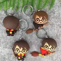 3d harri potter pvc chaveiro brinquedo dobby hermione granger malfoy ron weasley snape figura de ação brinquedos festa cosplay pvc chaveiro - comprar online