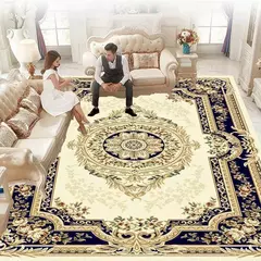 Tapetes europeus de luxo para sala de estar, Decoração de tamanho grande, Hote na internet