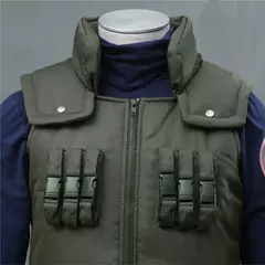 Imagem do Hatake kakashi colete cosplay adulto tamanho crianças terno de halloween quente anime uzumaki traje hatake kakashi colete