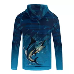 Moletom com capuz de pesca AmaDry com chapéu – Camisa masculina leve de manga comprida com proteção UV de secagem rápida para pesca ao ar livre, barco, Hikin - comprar online
