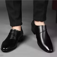 Sapatos de couro de luxo masculino, vestido formal, sapatos Oxfords masculinos, casual de negócios, festa de casamento, trabalho de escritório, masculino, plus size - Wolf Magazine