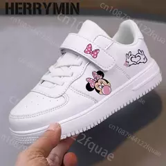 Sapatilhas Mickey Mouse para crianças, sapatos Minnie, sapatos de desenhos animados para meninas e meninos, presente de Natal, moda infantil de 8 e 9 anos na internet