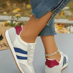 Feminino casual leve respirável sapatos esportivos 2025 primavera outono novo all-match tênis de corrida zapatos de mujer tenis jeans - loja online