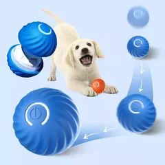 Bola de brinquedo inteligente para cachorro, brinquedo interativo eletrônico para animais de estimação, bola móvel, usb, movimento automático, saltando, bola de brinquedo, filhote de cachorro, produto para gato - Wolf Magazine