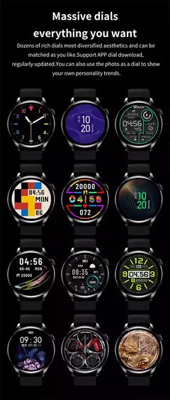 Imagem do GT3 Pro AMOLED Smartwatch para homens e mulheres, tela HD, freqüência cardíaca, chamadas Bluetooth, à prova d'água, Android, iOS, 420x420, Novo, 2022