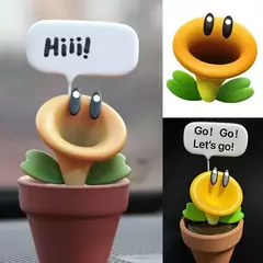 Super mario maravilha flor ornamento diy decoração do bolo jogo casa anime figura modelo interior do carro desktop mensagem boneca brinquedos presentes - comprar online
