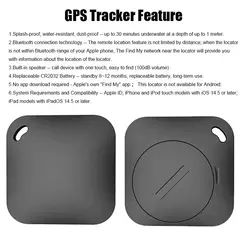 Rastreador gps inteligente bluetooth, funciona com apple, encontrar meu aplicativo itag, dispositivo de lembrete anti-perda, localizador avaliado mfi, chave de carro, animal de estimação, crianças - loja online