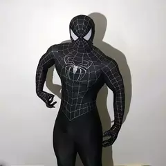 Tobey maguire spiderman traje preto/vermelho raimi homem aranha cosplay super-herói zentai terno trajes de halloween para adultos - loja online