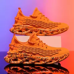 Tênis de corrida respirável de luxo masculino, Tênis Casual Masculino, Treinador de tênis, Mocassins Moda Corrida - Wolf Magazine