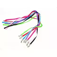 Coleira de nylon para cães de estimação, 7 cores, 1.5cm, coleira para treinamento de caminhada, coleira para cães e gatos