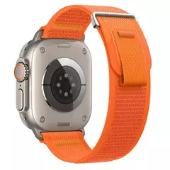 Pulseira de Nylon para Apple Watch, Pulseira Respirável, Ultra 2, 49mm, Série 9, 8, 7, 45mm, 41mm, Esportes para iWatch 6, 5, 4, 3, SE, 44 milímetros, 40 milímetros, 42 milímetros