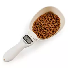 Balança de alimentos para animais de estimação, colher medidora lcd eletrônica de precisão, ferramenta de pesagem para alimentação de cães e gatos, colher digital, display de cozinha - comprar online