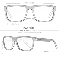 BARCUR-Óculos de sol esportivos leves polarizados para homens e mulheres, óculos de sol TR90, acessório para óculos, proteção UVAB - Wolf Magazine