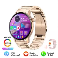 NFC Smartwatch para Mulheres, Tela HD, Rastreador de Saúde, Esportes, Voz, Chamada Bluetooth, Huawei, Xiaomi, Senhoras, Novo, 466x466, 2022 - comprar online