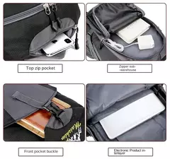 Imagem do Mochila de viagem impermeável de nylon para homens, mochila de viagem casual ao ar livre, senhoras caminhadas camping montanhismo, sacos esportivos para jovens, novo