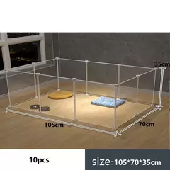 Pequeno cercadinho para animais de estimação, faça você mesmo, livremente combinado, cerca de quintal para cachorro, gato, gatinho, coelho, cobaia, coelho, ouriços - comprar online
