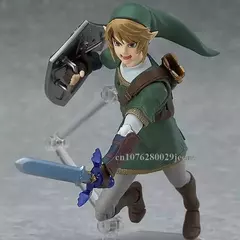 Anime lenda de zelda figura respiração do selvagem figma 319 320 figuras link zelda mestre espada figura de ação figma 153 céu espada - comprar online