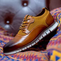 Sapatos de couro casual masculino, sapato social masculino, vestido de noiva, mocassins de luxo, preto, marrom, primavera, coleção verão - comprar online