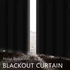 Cortinas monocromáticas blackout, sombreamento completo e proteção solar, quarto e sala de estar, 100% blackout, 1pc - loja online