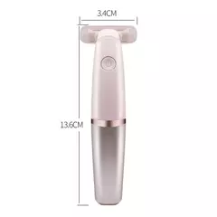 Imagem do Portátil USB recarregável indolor feminino barbeador, perna e axila cabelo, aparador de barbear elétrico para mulheres, senhoras