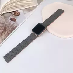 Pulseira Desportiva Magnética para Apple Watch, Pulseira de Silicone, Série iWatch, Ultra 2, 9, 8, 7, 6, 5, 4, 49mm, 45mm, 44mm, 42mm, 38 milímetros, 40 milímetros, 41 milímetros