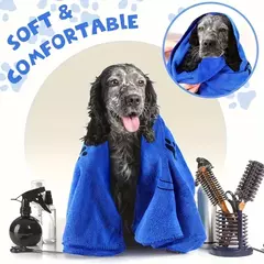 Toalhas para cães de secagem rápida, 2 pacotes, microfibra absorvente, banho e aliciamento de animais de estimação, fibra de poliéster macia, adequada para cães na internet