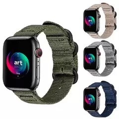 Imagem do Pulseira de Nylon para Apple Watch Band, Pulseira Esportiva, iWatch Series 9, 8, 7, 6, 5, 4, SE, Ultra 2, 44mm, 40mm, 45mm, 41 milímetros, 42 milímetros, 49 milímetros