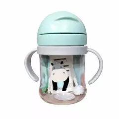Imagem do Copo de alimentação do bebê com palha, Crianças aprendem bebendo garrafa, Kids Training Cup, 250ml