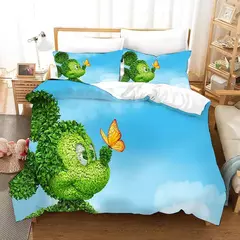 Disney Mickey Mouse Conjunto de cama para meninos, colcha única, capa de edredão, decoração do quarto infantil, queen e king size, quarto casal, 3 PCs - loja online