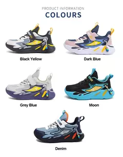 Sapatos de malha antiderrapante respirável infantil, tênis de corrida casual, sapatos de caminhada para crianças, meninos, meninas - comprar online