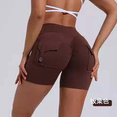 Perneiras de ginástica femininas menores, calças de ioga de cintura alta, shorts scrunch bum, calças justas elásticas, legging respirável, sentimento nu, 2024 - comprar online