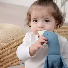 Bebê Segurança Cobertor Macio Algodão Musselina Consolador para Recém-nascido Infantil Dormir Snuggle Toy Stuffed Animal Acalme Appease Toalha