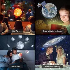 Projetor Starry Sky Night Light, projetor Galaxy planetário para quarto, projetor Aurora para crianças e adultos, 13 em 1 - comprar online