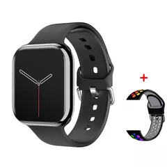 Impermeável Amoled Screen Smart Watch para homens e mulheres, BT Call, NFC, Frequência Cardíaca, Esportes, Fitness, Carregamento sem fio, IWO, Novo, 9, 450mAh na internet