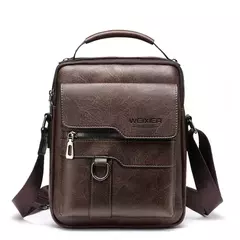 Bolsa de ombro de couro durável para homens, Crossbody Sling Bags, Travel Pack, alta qualidade, moda - comprar online