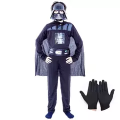 Halloween star wars crianças darth vader traje a força desperta crianças super deluxe stormtrooper traje enviar luvas máscara na internet