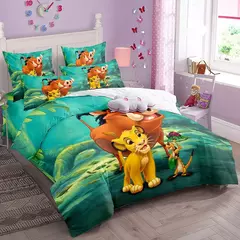 Disney Animation Lion King Capa de edredão para crianças, King Bedding Set,Teen Boy, Solteiro, Twin Size Conjuntos de cama, Colchas, Presente