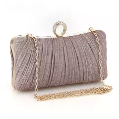 Bolsa de ombro longa quadrada plissada para mulheres, bolsas de noite, bolsa elegante, bolsa de festa, casamento, baile, aniversário, luxo, novo na internet