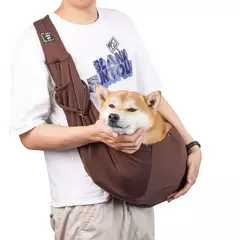 Bolsas de ombro para viagem ao ar livre para animais de estimação, bolsa transportadora para cães, bolsa tipo estilingue para cachorros, suprimentos para transporte de animais de estimação