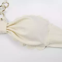 Imagem do Conjunto sexy de biquíni feminino, sutiã de renda, mini saia, férias de praia, fato de banho feminino casual, 2 peças, verão