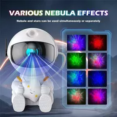 Starry Sky teto lâmpada LED para crianças, projetor de estrela, Galaxy Night Light, astronauta espaço projetor, nebulosa, quarto, presente decorativo para casa na internet