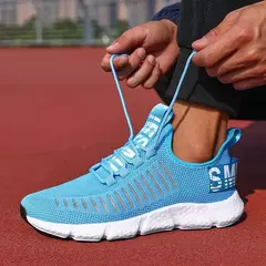 Tênis leves casuais para homens, sapatos esportivos respiráveis, tênis de corrida ao ar livre, tênis de corrida - loja online