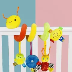 Berço Pendurado Chocalhos Brinquedos, Assento de carro, Macio Mobiles, Carrinho Berço, Berço Brinquedo Espiral, Pram Dolls, Presente recém-nascido - loja online